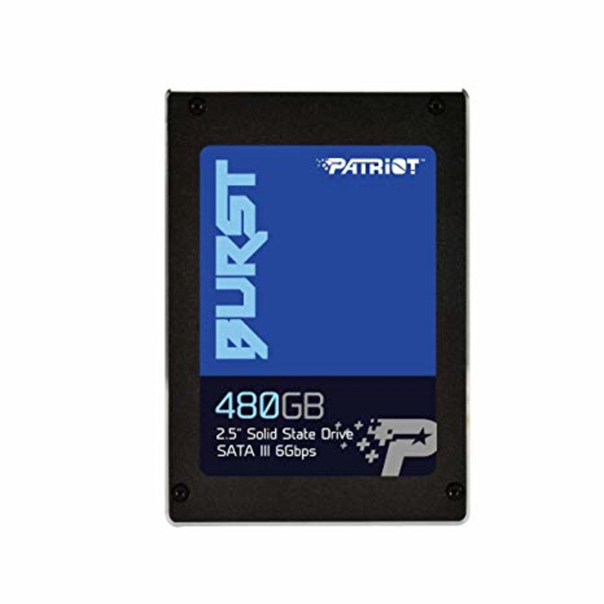 SSD Patriot Burst 480GB 2.5" 7mm SATAIII TLC 3D