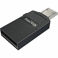 Flash SanDisk USB 2.0 Ultra Dual, OTG 16Gb Black