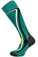 Носки горнолыжные Comodo SKI SOCKS PERFORMANCE OCEAN зеленые - SKI2-04