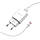 Мережевий зарядний пристрій BOROFONE BA20A Sharp single port charger set(Micro) White, фото 5