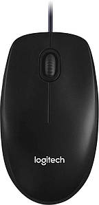 Мишка Logitech M100, 3кн., 1000 dpi, чорна