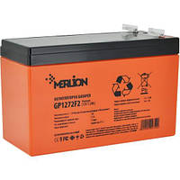 Акумуляторна батарея для ДБЖ Merlion 12V 7.2AH Orange AGM GP1272F2PREMIUM/02350