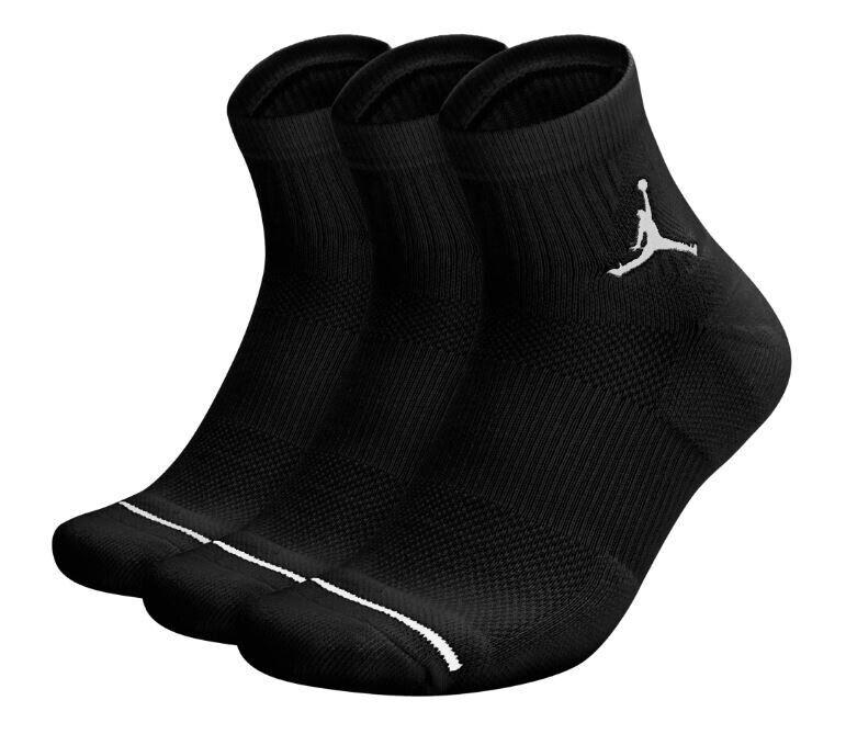 Шкарпетки баскетбольні Jordan Everyday Ankle Socks середні 3 пари (DX9655-010), фото 1