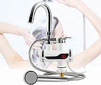 Кран-водонагрівач із душем нижнє під'єднання Instant electric heating water Faucet FT-001 MAS