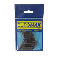 Капсули з чорнилами. Buromax колір чорний. 10шт.BM.8399-02