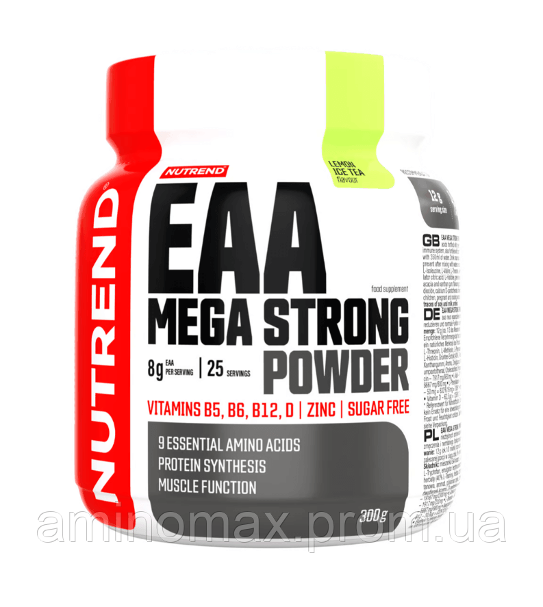 Nutrend EAA Mega Strong Powder 300g Lemon Ice Tea