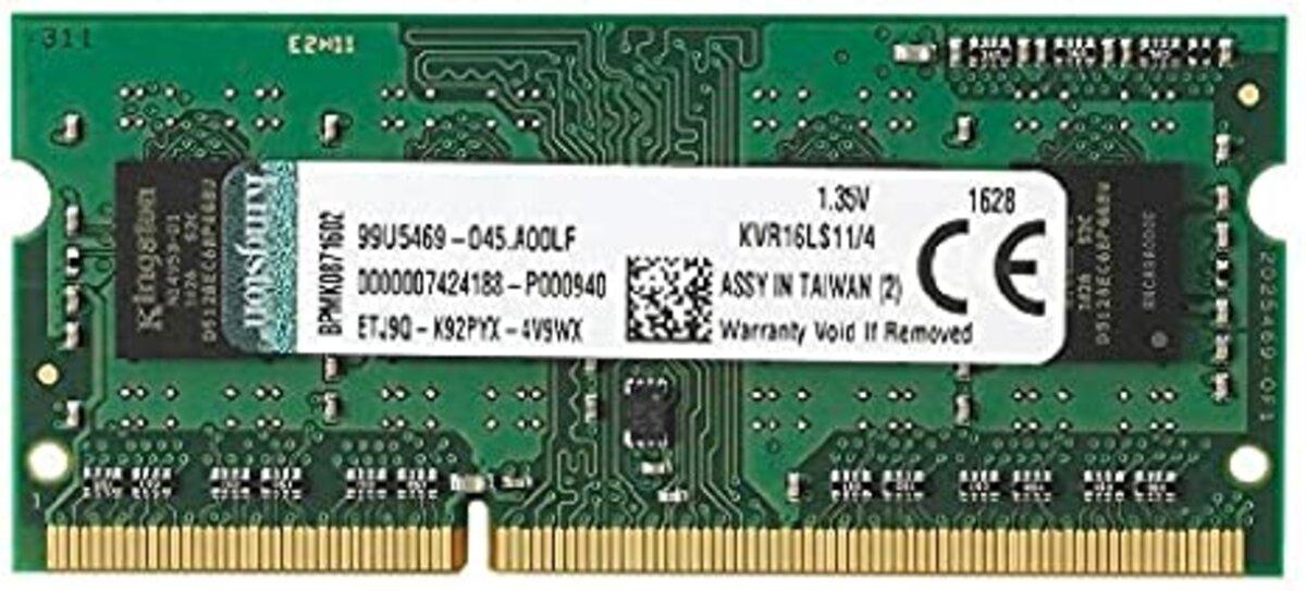 DDR3L Kingston 4GB 1600MHz CL11  SODIMM