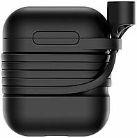 Чохол для навушникiв Baseus Case For Airpods Black