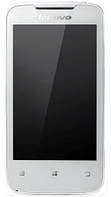 Дисплей Lenovo A390 complete with touch (6 pin) and frame White, Уцінка