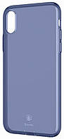 Панель Baseus Simple Series Case For iPhone X Transparent Blue