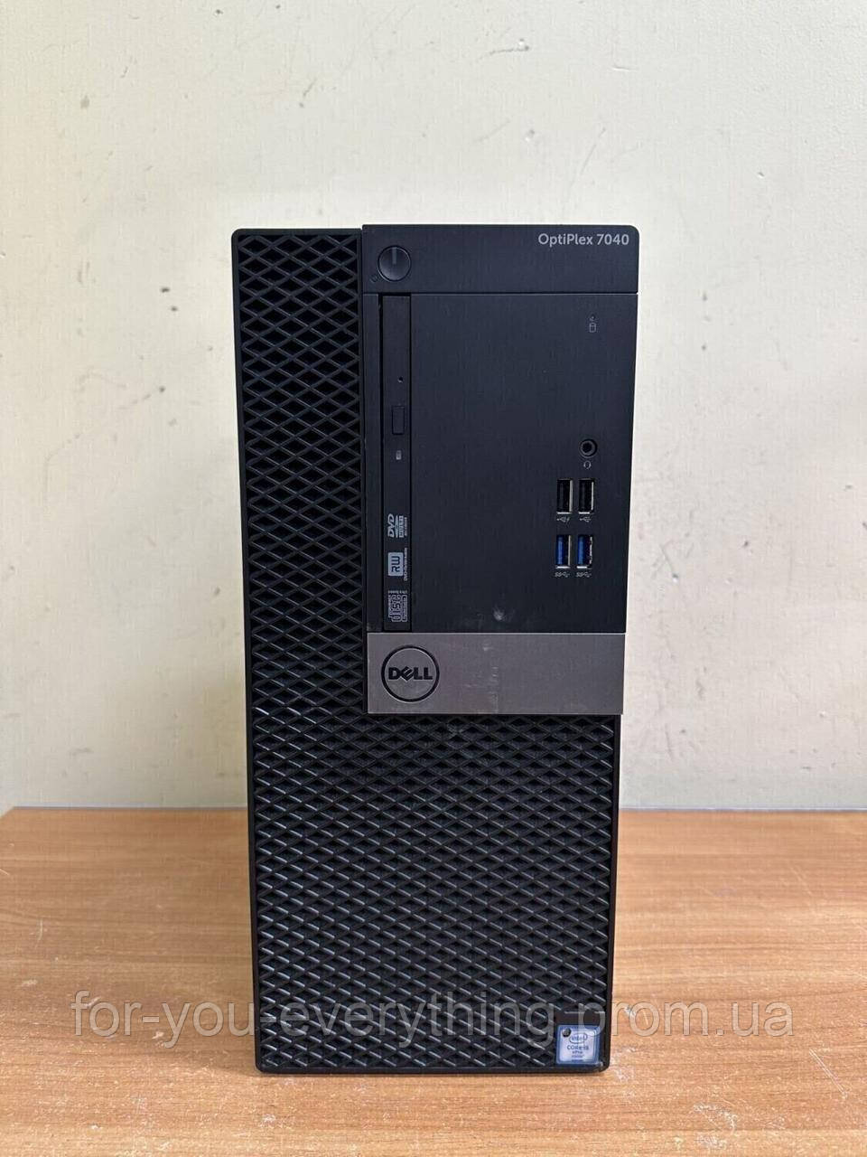 Компьютер Dell OptiPlex 7040 Tower / Intel Core i5-6500 (4 ядра по 3.2 -3.6 GHz) / 8 GB DDR4 / 240 GB SSD / - фото 2 - id-p2049549692