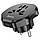 Мережевий зарядний пристрій HOCO AC6 Unimpeded universal conversion plug Black, фото 3