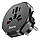 Мережевий зарядний пристрій HOCO AC6 Unimpeded universal conversion plug Black, фото 5