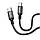 Кабель HOCO X14 Type-C to Type-C 60W, 1m, nylon, aluminum connectors, Black, фото 3