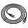 Кабель HOCO X14 Type-C to Type-C 60W, 1m, nylon, aluminum connectors, Black, фото 6