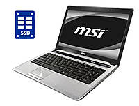 Ноутбук MSI CX640 / 15.6" (1366x768) TN / Intel Core i3-2330M (2 (4) ядра по 2.2 GHz) / 8 GB DD | всё для