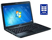 Ноутбук Toshiba Satellite C850-19Z / 15.6" (1366x768) TN / Intel Core i5-2430M (2 (4) ядра по 2 | всё для