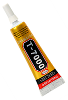 Клей Силіконовий T-7000 (15 ml) чорний, металевий дозатор