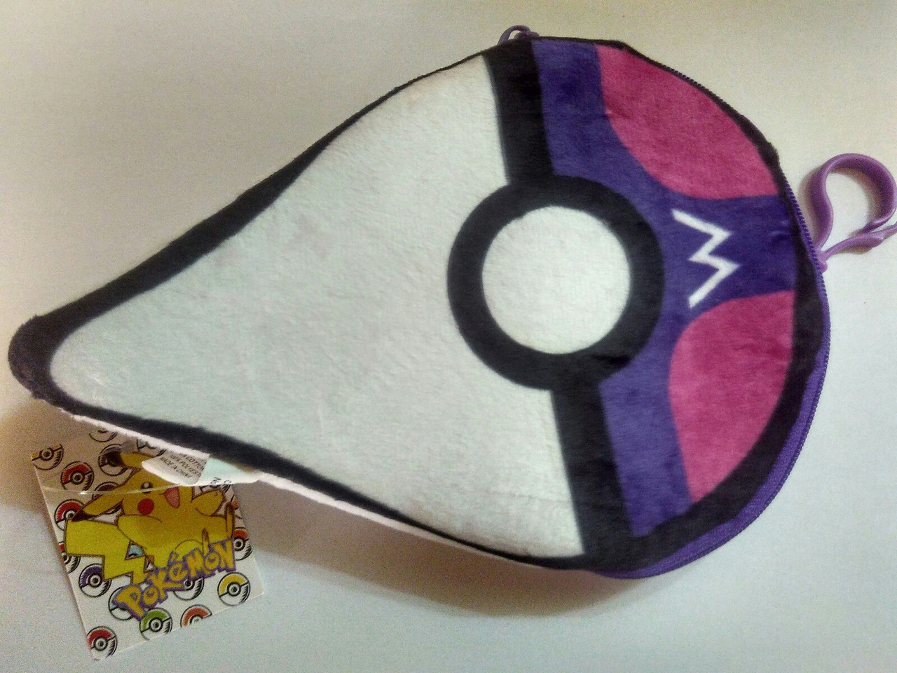 М'яка іграшка-гаманець Покебол pokebol 18см 33,7 фіолетоий.180