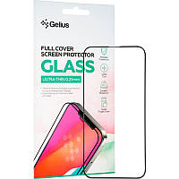 Защитное стекло для IPhone 13 (Gelius Full Cover Black) высокая чувствительность экрана