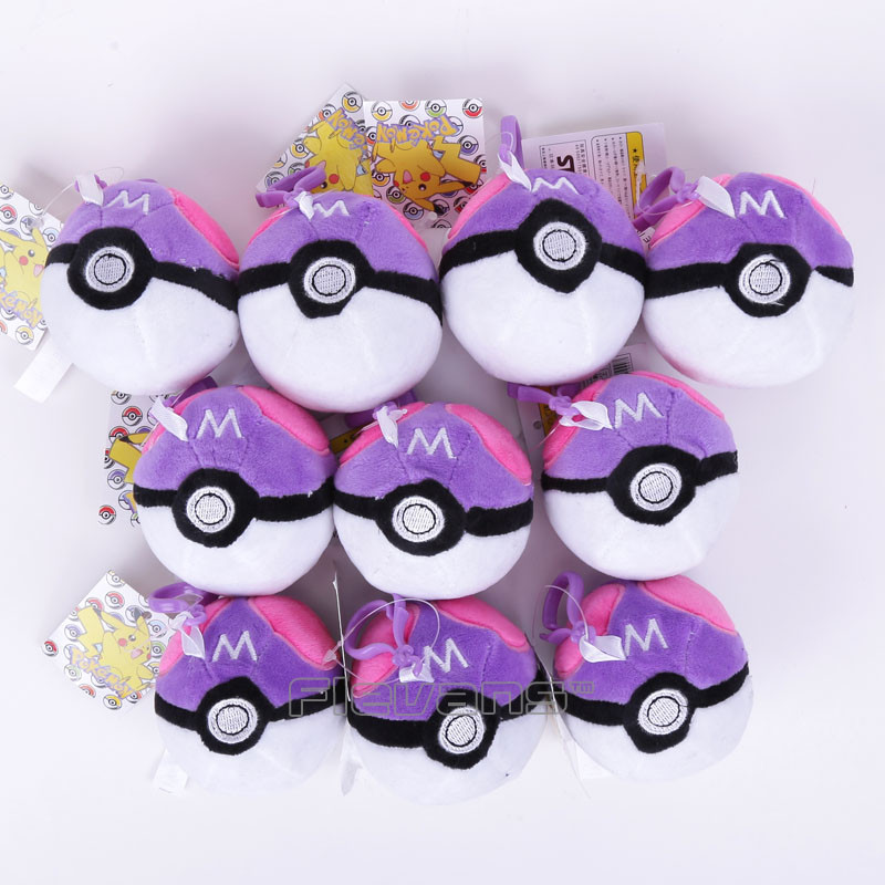 М'яка іграшка-брелок Pokemon GO Покебол Рокебол 8см 33.6