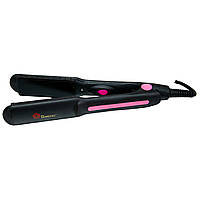 Утюжок для волос Domotec MS 4905 Черный с розовым, плойка выпрямитель для волос «D-s»