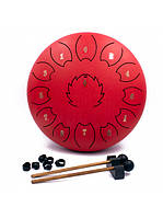 Глюкофон FZONE STD12I13N Red STEEL TONGUE DRUM