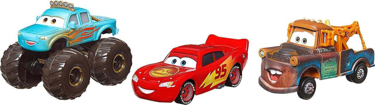 Набор три героя Тачки Cars On The Road Disney Pixar Cars от Mattel