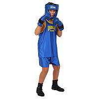 Форма боксерская детская UKRAINE CO-8942 26 / 135-145 см. форма для бокса детская синяя