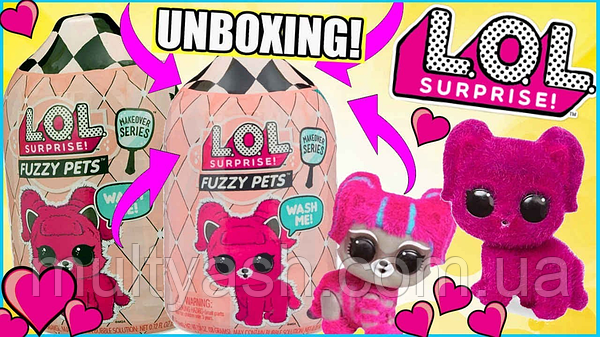 Lol fuzzy pets makeover series on sale