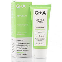 Отшелушивающий гель с кислотами для лица Apple AHA Exfoliating Gel, Q+A, 75ml