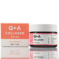 Крем для лица с коллагеном Collagen Face Cream, Q+A, 50g