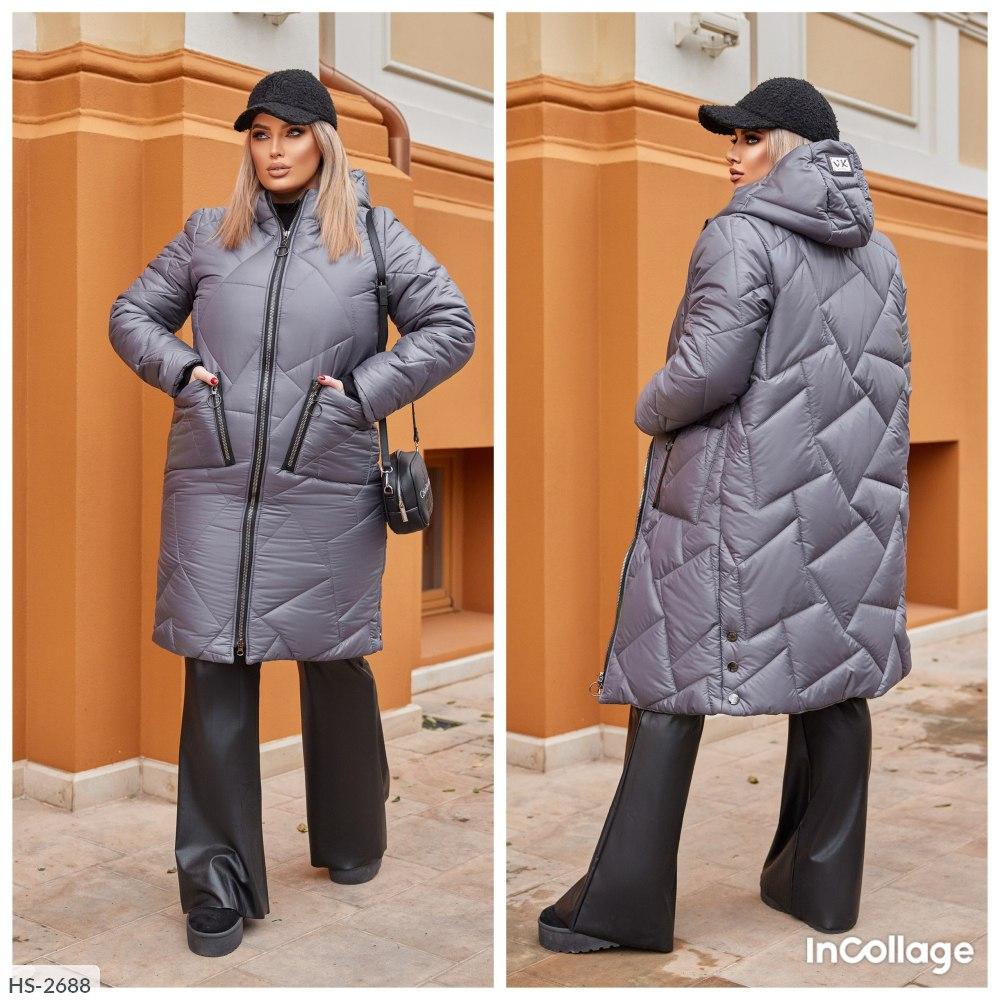 Пальто жіноче зимове батал