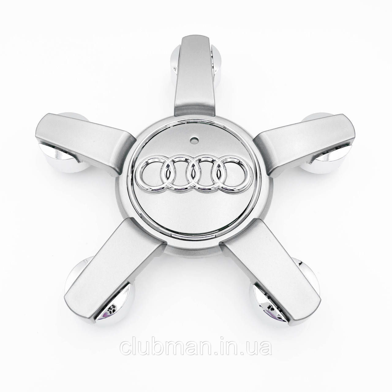 Ковпак зірка в диск AUDI (Ауді) 150 мм Сірий Audi Q7 (4L0601165D)