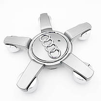 Ковпак зірка в диск AUDI (Ауді) 150 мм Сірий Audi Q7 (4L0601165D), фото 3