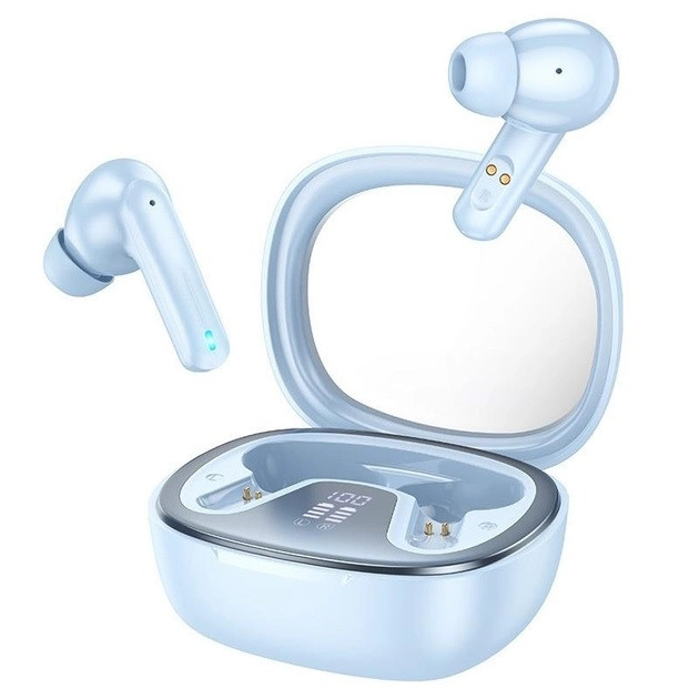 Бездротові навушники Bluetooth Hoco EQ6 TWS Голубі