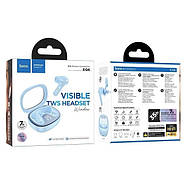 Бездротові навушники Bluetooth Hoco EQ6 TWS Голубі, фото 2