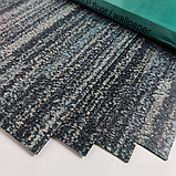 Самоклеюча вінілова фактурна плитка Сіро-синя (СВП-102) Матова, фото 3