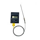 Термопара К-типу з гнучким сталевим щупом завдовжки 100 мм, товщина щупа 3 мм (від 0 °C + до 1100 °C) WRNK-191, фото 7