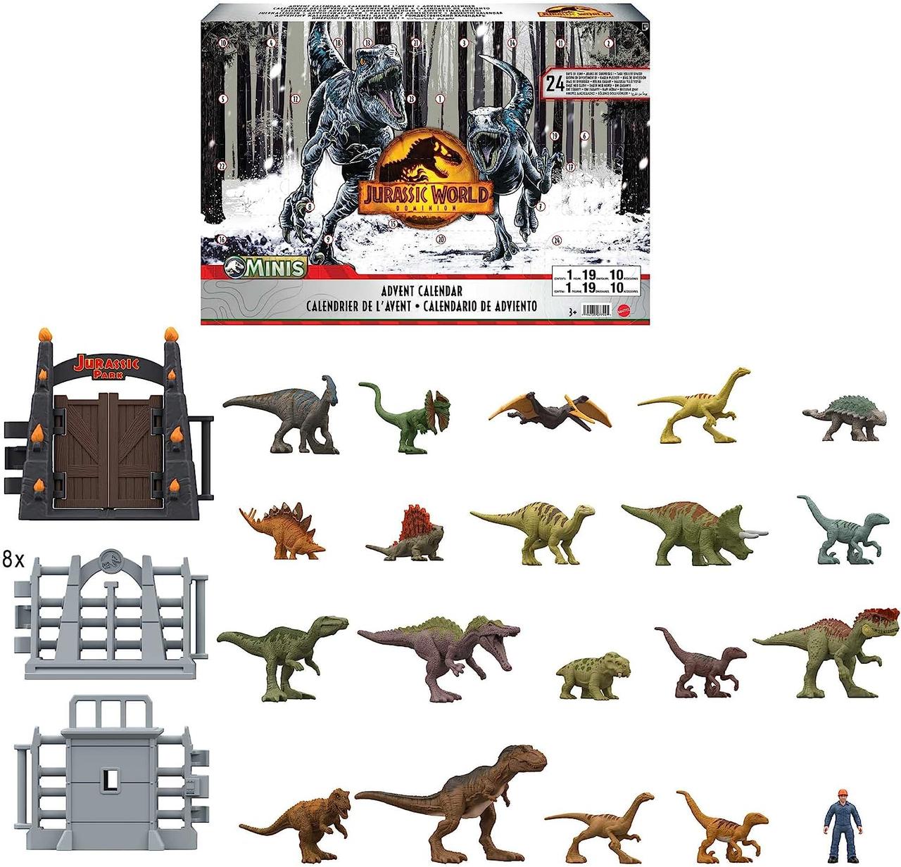 Ігровий набір Mattel Advent Календар Jurassic World Dominion Адвент календар Світ Юрського періоду