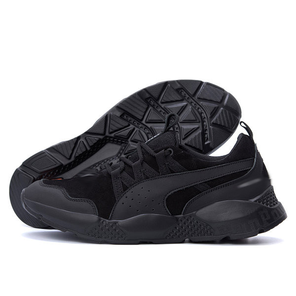 Чоловічі шкіряні кросівки Runner Black
