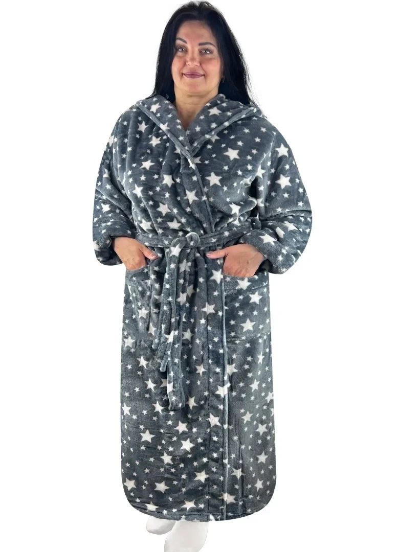 Халат жіночий махровий 03992 Микс вельсофт