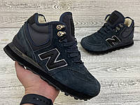 Зимові кросівки New Balance 574 High Розміри 36-39 Жіночі з хутром Нью Баланс 574 сірі зручні теплі 2024