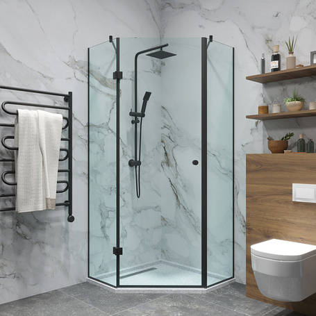 Чорні душові кабіни