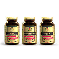 Vitamins & Minerals Complex (90 caps) + MSM (150 caps) + Omega 3-6-9 (90 caps)