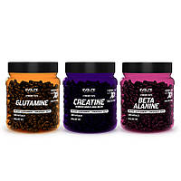 Creatine Monohydrate Xtreme (300 caps) + Beta Alanine 800 mg Xtreme (300 caps) + Glutamine 1250 mg Extreme (300 caps)