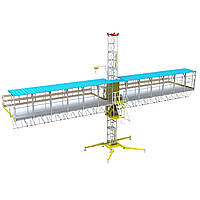 Подъемная платформа с электроприводом мачты для обслуживания зданий Wuxi MC450, MC650