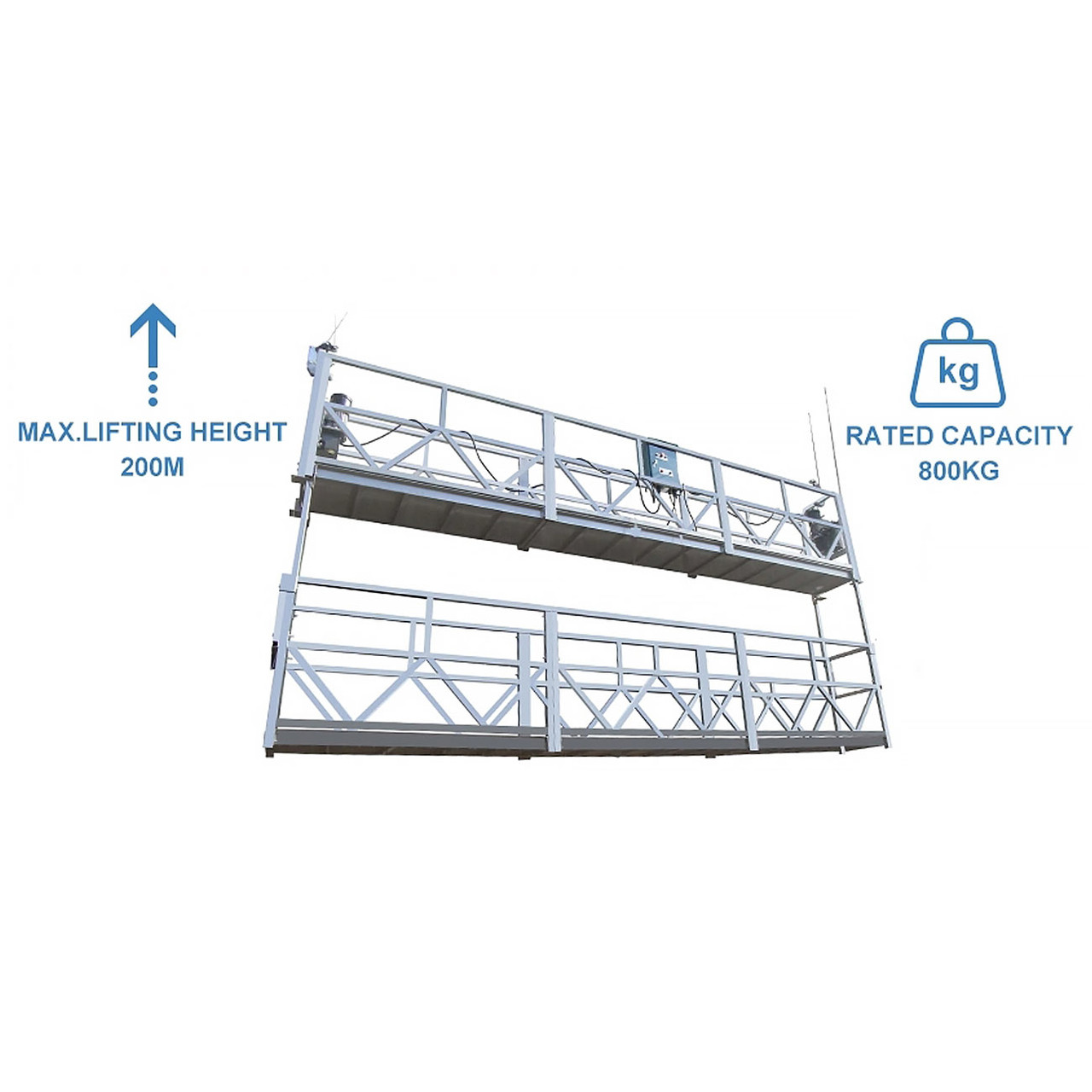 Стандартная подвесная платформа Wuxi Cosmo ZLP500, ZLP630, ZLP800, ZLP1000 - фото 6 - id-p2049668148