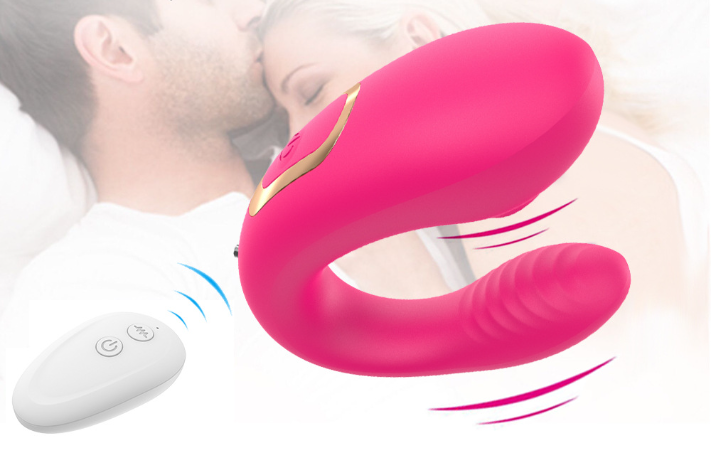 Дистанційний вібратор для пар, Вібромасажер. We-Vibe + Satisfyer, Вібратор з двома моторами, рожевий