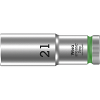 Торцевая головка WERA 1/2", 8790 HMA Deep, 21 × 83 мм